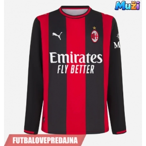 Lacne Muži Futbalové dres AC Milan 2026-27 Dlhy Rukáv - Domáci
